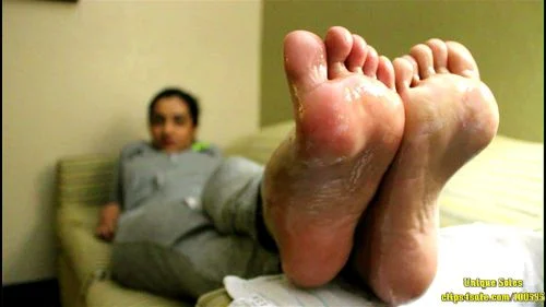 oily soles, indian feet, oily feet, amateur