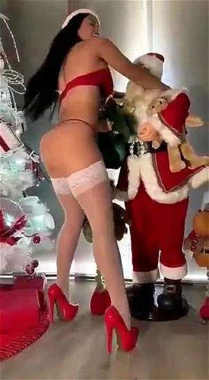 Watch Latina girl Christmas strip tease - Latina Big Ass, Christmas  Present, Latina Porn - SpankBang