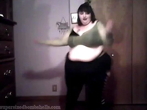 bbw big tits, bbw, big ass, dancing