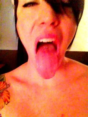 Tongue lips fetish thumbnail