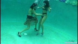 Underwater Lesbian Sex Strapon - Watch Lesbian scuba strap on sex - Toys, Scuba, Strap On Porn - SpankBang