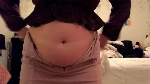 belly stuffing, bbw, homemade, amateur