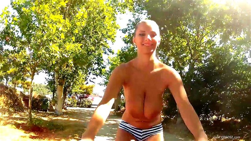 KATARINA DUBROVA PLAYS WITH HER HUGE NATURAL BOOBS IN THE PARK KATARINA DUBROVA PLAYS WITH HER HUGE NATURAL BOOBS IN THE PARK