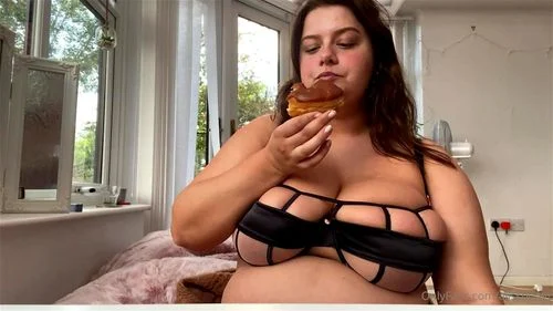 stuffing, bbw, weight gain, belly play