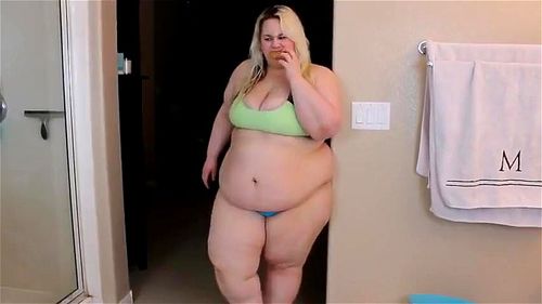 obese, weight gain denial, ssbbw, amateur