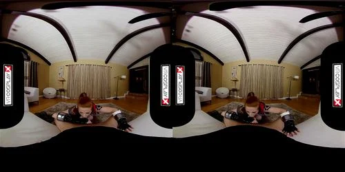 virtual reality, big tits, redhead, vr, vr porn