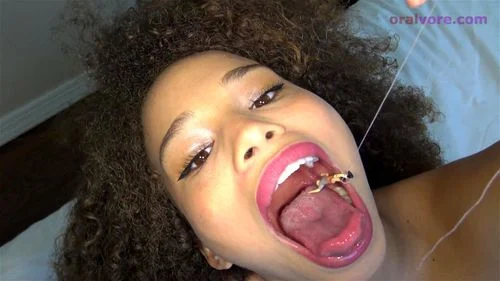 mouth fetish, solo, giantess vore, mouth