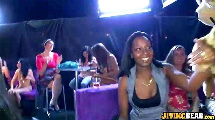 Club gets frisky with girls sucking dick Club gets frisky with girls sucking dick