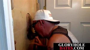 Mature daddy blowing gloryhole dick for spunk