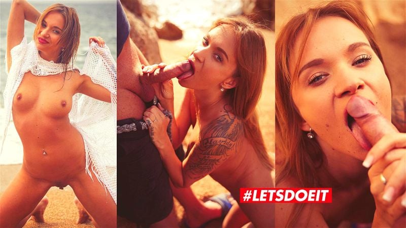 LETSDOEIT - #Angel Piaff - Czech MILF Loves Beach Side Long Blowjobs