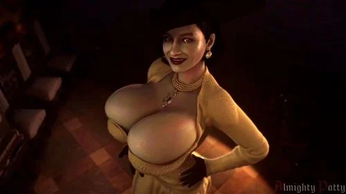 hentai, big naturals, large breasts, resident evil