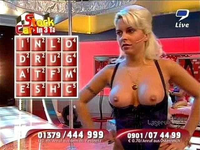 topless gameshow host