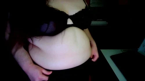 solo, big tits, babe, belly