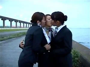 300px x 225px - Watch Japanese Lesbian Airline Stewardess Girls Kissing - Asian Porn -  SpankBang