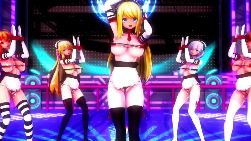 【MMD】 Girl Friend BETA Five Girls Kimagure Mercy