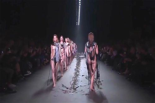 Catwalk seethrough fashion compilation - Catwalk, Nipples, Fashion Show Porn