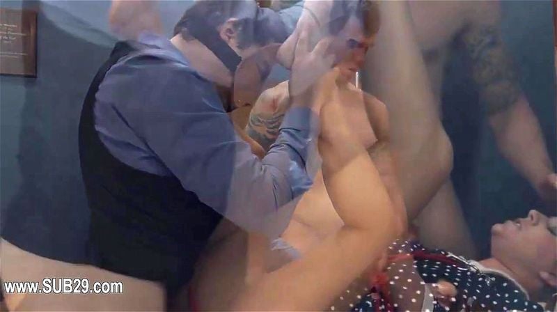 Extreme BDSM chocolatehole action in gangbang Extreme BDSM chocolatehole action in gangbang