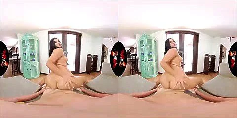 ebony, big ass, virtual reality, blowjob