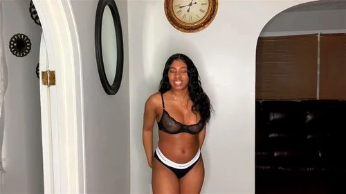 blackgirl, big tits, ebony, striptease