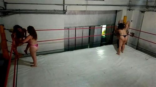 Catfight Rumble - Latinas, Nipple Twisting, Wrestling Female Porn