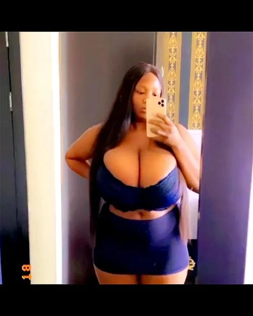 humongous boobs, big tits, public, ebony
