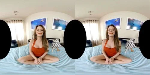 vr, virtual reality, big tits, emily addison vr