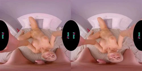 virtual reality, vr, big tits, blonde