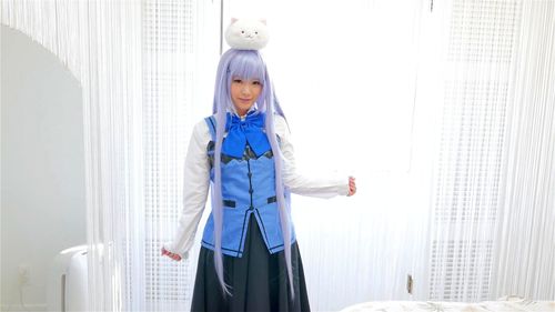 chino, japanese, cosplay, solo
