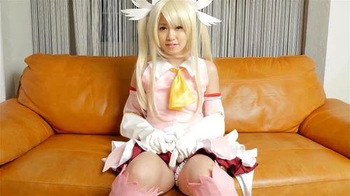 solo, cosplay, illya, small tits