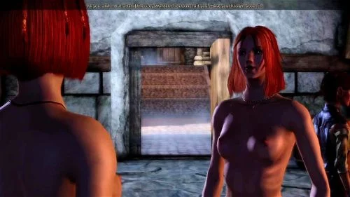 redhead, 3d, adult game, hentai