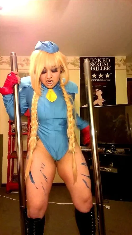 homemade, cosplay, cammy street fighter, fetish
