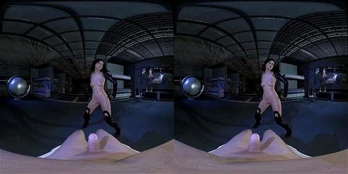 virtual reality, tongue out, fisting, big tits