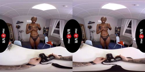 ebony, solo, virtual reality, babe