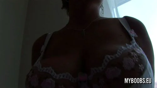 white bra, big tits, solo, striptease