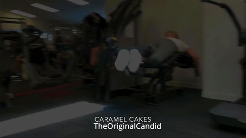 pawg gym candid ass jiggle