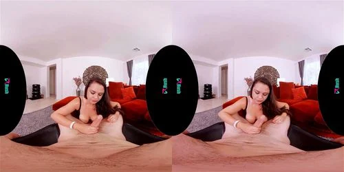 virtual reality, hardcore, lingerie, brunette