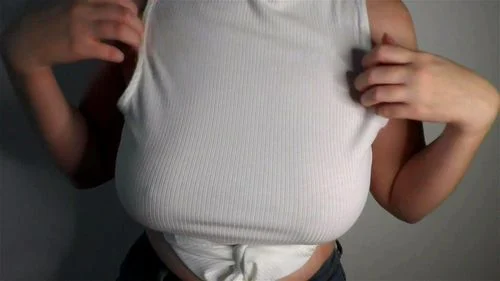 nipples, big tits, shirt scratching asmr, solo