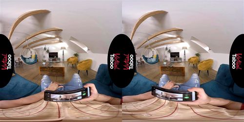 virtual reality, vr porn, amateur, brother and sister