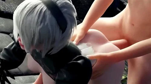 nier automata, video game, monster cock, monster