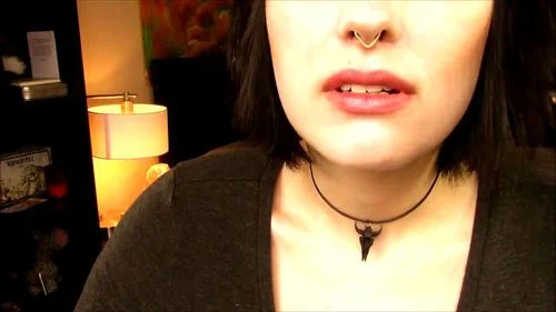 asmr, goth girl, fetish, black hair