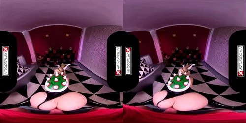 big tits, cosplay, vr, bowsette