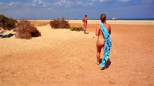 blonde, cuckold, nudist beach, mature