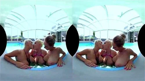 vr, virtual reality, big tits, Brandi Love