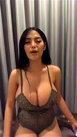 big tits, faii orapun, thai live, orapun faii