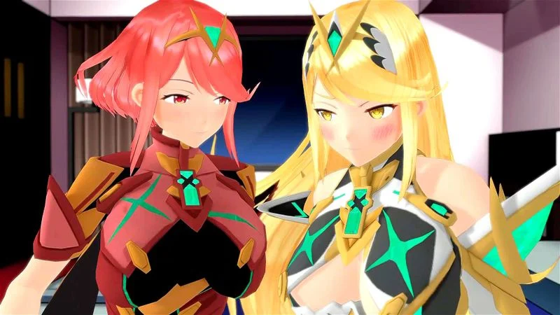 Xenoblade2 Pyra(Homura) Mythra(Hikari) MMD