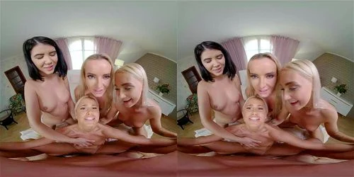 virtual reality, threesome, vr, fivesome