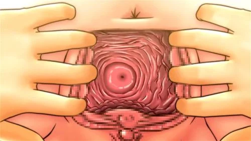 cervix penetration, cartoon hentai, japanese, cervix play