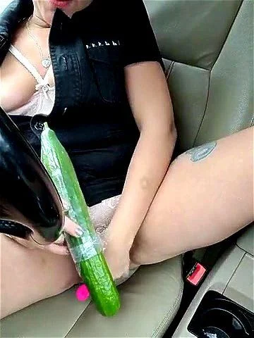 Milly buying Cucumber and using it In a Car