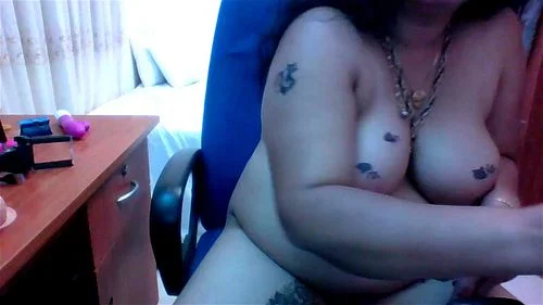 big tits, solo, webcam, chubby