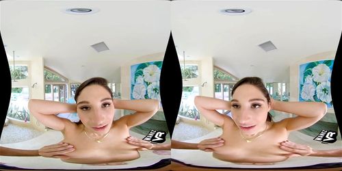 virtual reality, Abella Danger, vr porn, shower